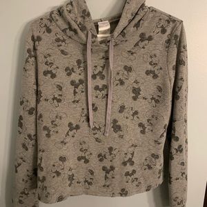 Mickey Mouse crop hoodie